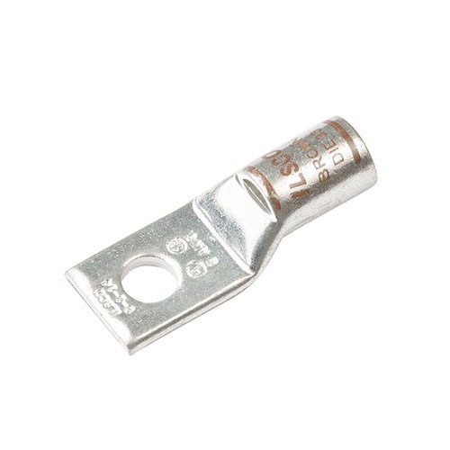 FTZ® 917855 Compression Lug, 3/0 AWG Conductor, Copper Conductor, 1/4 in Stud, 600 VAC/VDC